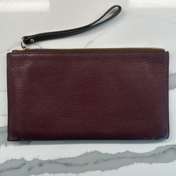 Merlot Red Michael Kors Wristlet - Picture 2 of 4